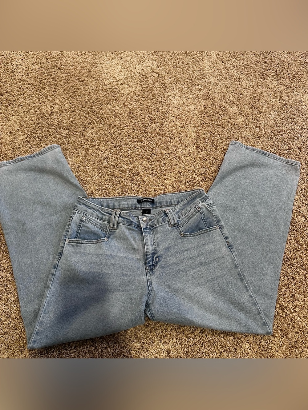 d. jeans Light Blue High Waisted Wide Leg Jeans
